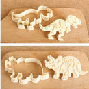 3 Sets of Dinosaurs Cookies Cutter Cut Out Sugarcraft Cake Decorating Tool