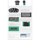 Digital Anemometer T And Rh Sensor Air Speed Meter Handheld Gauge
