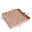 New Square Steel Baking Mold Roll Cake Baking Pan DIY Non-Stick Cookies Pot