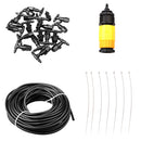 Garden Patio Misting Micro Irrigation Water Cooling System Sprinkler Nozzles Black 20