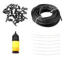 Garden Patio Misting Micro Irrigation Water Cooling System Sprinkler Nozzles Black 20