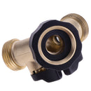 3/4'' 2 Way Double Garden Twin Tap Hose Pipe Splitter Faucet Connector Adaptor