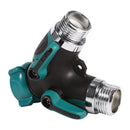 2-Way Y Water Hose Tap Connector On/Off Valve Garden Splitter Irrigation