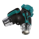 2-Way Y Water Hose Tap Connector On/Off Valve Garden Splitter Irrigation