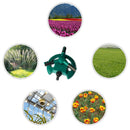 Rotating Lawn Sprinkler Three Arms Sprinkler Watering Lawn Garden Irrigation