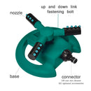 Rotating Lawn Sprinkler Three Arms Sprinkler Watering Lawn Garden Irrigation