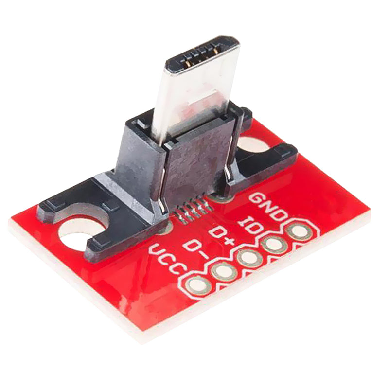 1 Piece USB Micro B Plug Breakout Module for Arduino Connector Adapter Board
