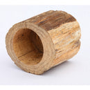 Wooden Cylinder Shape Pot Flower Succulents Planter Garden Outdoor Decor