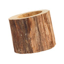 Wooden Cylinder Shape Pot Flower Succulents Planter Garden Outdoor Decor