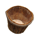 Wooden Bucket Style Pot Flower Succulents Planter Garden Outdoor Decor 15cm