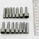 14 Pieces Metric Hex Bit Set Professional Bit Drive Set for Threading Metric