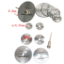 7 Pcs Metal Cutting Circular Cutting Carbide Tipped 3.3 mm Cutting Sheet