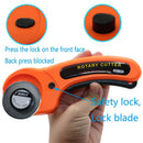 45mm Comfortable Grip Small Rotary Cutter Quilter Sewing Fabric Craft Quilting Cutting Sewing