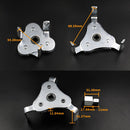 2-Way Oil Filter Wrench Car Adjustable 3-Jaw Remover Socket 1/2'' 3/8