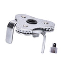2-Way Oil Filter Wrench Car Adjustable 3-Jaw Remover Socket 1/2'' 3/8