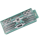 12Piece Metric Tap Wrench and Die Set M3-M12 Nut Bolt Alloy Metal Hand Tools