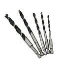 5pcs HSS Wood Drills Drill Bit Carpenter Tools High Speed Steel 4/5/6/8/10mm
