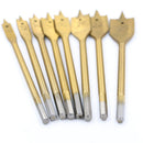 8 pieces HSS Metric 10-25mm Titanium Coated Drill Bit Woodworking Flat Drill
