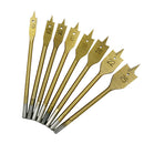 8 pieces HSS Metric 10-25mm Titanium Coated Drill Bit Woodworking Flat Drill