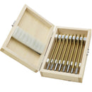 8 pieces HSS Metric 10-25mm Titanium Coated Drill Bit Woodworking Flat Drill
