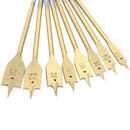8 pieces HSS Metric 10-25mm Titanium Coated Drill Bit Woodworking Flat Drill