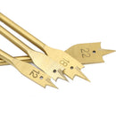 8 pieces HSS Metric 10-25mm Titanium Coated Drill Bit Woodworking Flat Drill