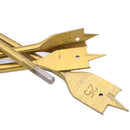 6 pieces HSS Metric 10-25mm Titanium Coated Drill Bit Woodworking Flat Drill