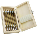 6 pieces HSS Metric 10-25mm Titanium Coated Drill Bit Woodworking Flat Drill