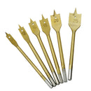 6 pieces HSS Metric 10-25mm Titanium Coated Drill Bit Woodworking Flat Drill