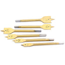 6 pieces HSS Metric 10-25mm Titanium Coated Drill Bit Woodworking Flat Drill