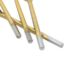 6 pieces HSS Metric 10-25mm Titanium Coated Drill Bit Woodworking Flat Drill