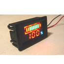 DC6- 100V Dual Display Acid Lead Battery Indicator Capacity LED Tester Meter