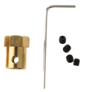 Diameter 0.24inch Brass Flexible Couplings Hexagon Coupler For Robots Toy Car Model Making