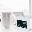 TS-S61 Multi-functional Colorful LCD Indoor Thermometer Hygrometer Clock
