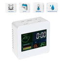 TS-S61 Multi-functional Colorful LCD Indoor Thermometer Hygrometer Clock