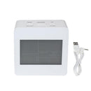TS-S61 Multi-functional Colorful LCD Indoor Thermometer Hygrometer Clock