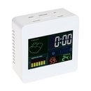 TS-S61 Multi-functional Colorful LCD Indoor Thermometer Hygrometer Clock
