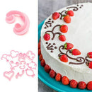 12 Piece Fondant Flower Pattern Mould Cake Decorating Bake Mold Cutter Tool