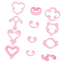 12 Piece Fondant Flower Pattern Mould Cake Decorating Bake Mold Cutter Tool