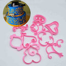 12 Piece Fondant Flower Pattern Mould Cake Decorating Bake Mold Cutter Tool