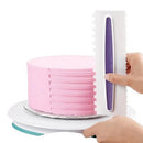 3 Piece Cake Icing Comb Plastic Sugar Craft Cream Scrapers Baking Tool