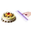 3 Piece Cake Icing Comb Plastic Sugar Craft Cream Scrapers Baking Tool