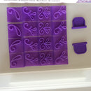 19 Piece Fondant Flower Vine Pattern Mould Cake Decorating Mold Cutter