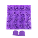 19 Piece Fondant Flower Vine Pattern Mould Cake Decorating Mold Cutter