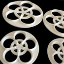 6pcs Plastic Fondant Rose Mold Cake Decorating Mould Kitchen Supply 5-10cm