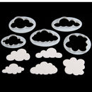 5 Piece Fondant Cloud Pattern Mould Cake Decorating Mold Cutter Kitchen Tool