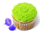 14 Piece Plastic Cupcake Heart Theme Mould Cake Paste Decorating Mold Cutter