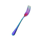 COLORFUL STAINLESS STEEL MODERN DESIGN TABLE DINNER STEAK FORK HOME CUTLERY