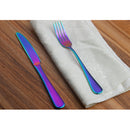COLORFUL STAINLESS STEEL MODERN DESIGN TABLE DINNER STEAK FORK HOME CUTLERY