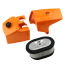 Air Filter + Clinder Cover + Shroud Cover for Stihl 066 MS660 Chainsaw